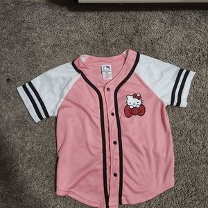 Hello Kitty Pink Baseball Jersey for Kids